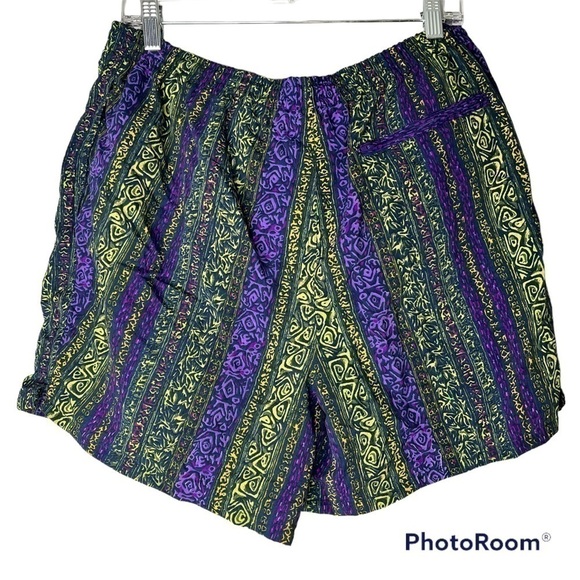 VINTAGE Cool Print Winners Swim Trunks - Picture 1 of 6